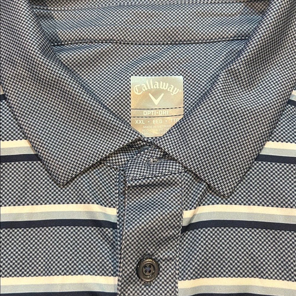 Set of 2 Callaway Men’s Size XXL Short Sleeve Polo Shirts EUC - Picture 3 of 8